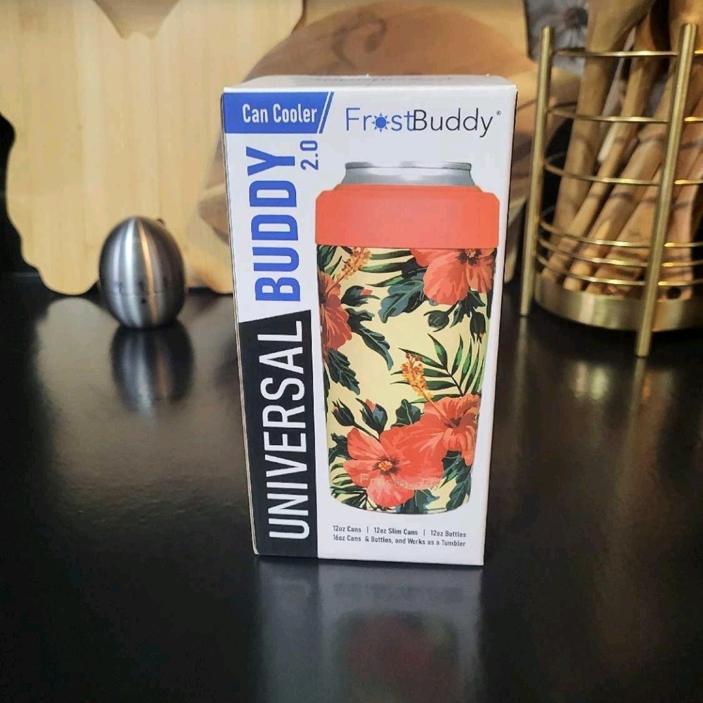 FrostBuddy Universal Buddy 2.0 Floral Can Cooler